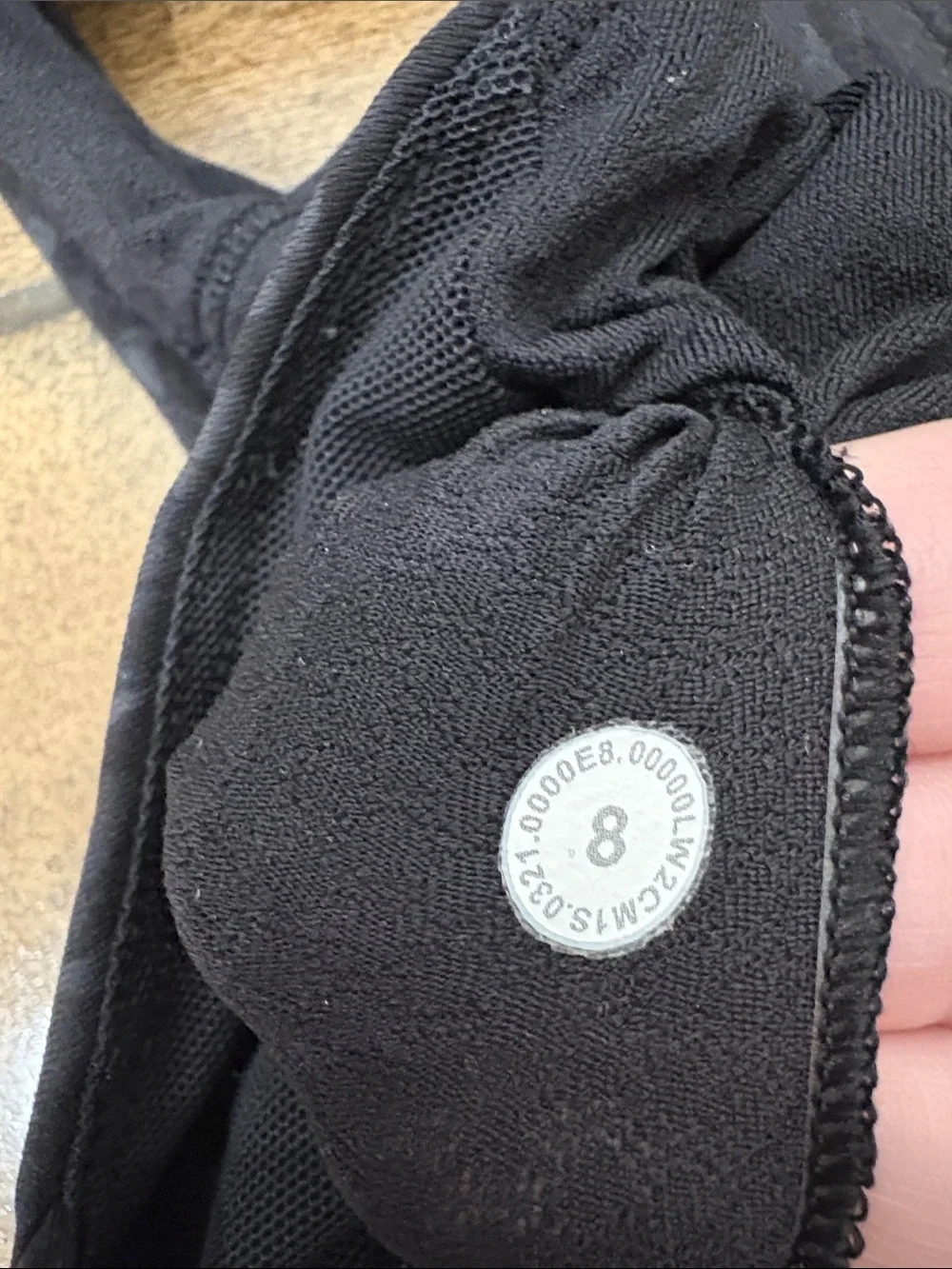 Lululemon free to be serene sports bra. Black camo size 8